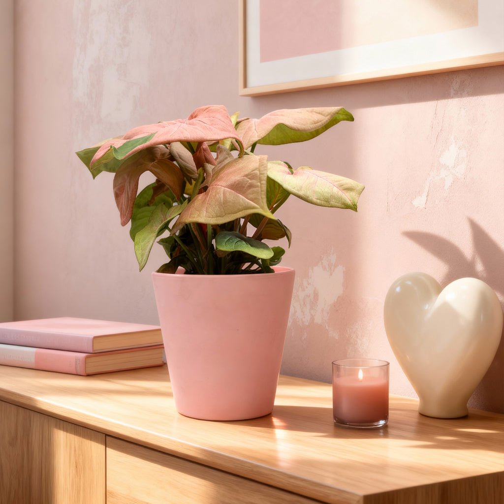Pink Arrowhead Plant