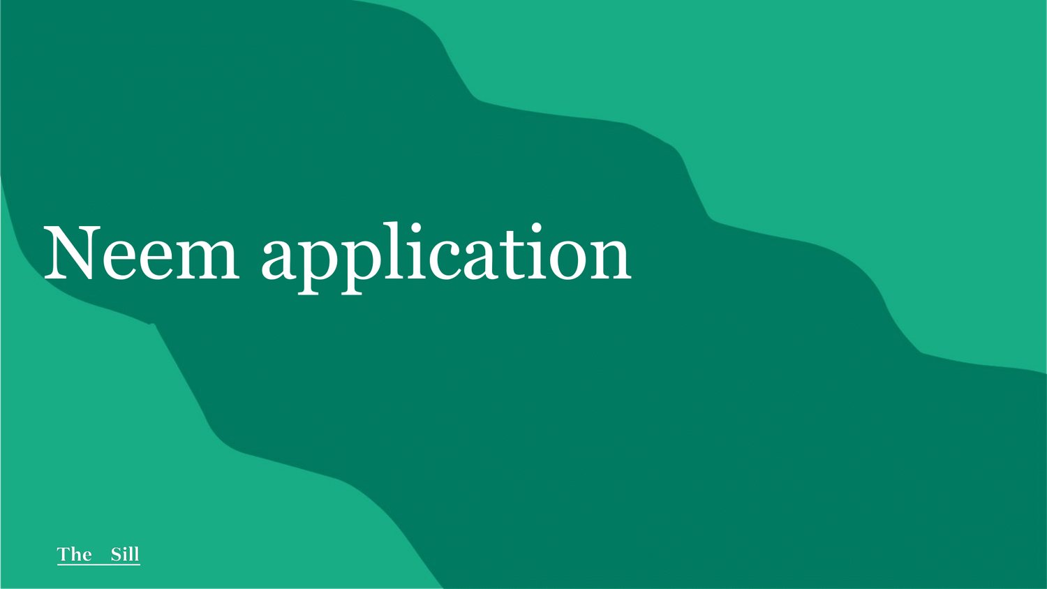 Neem Application